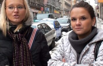 Picture - Czech Streets 33 – Two Girls With One Cock