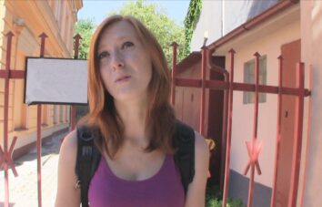 Picture - Public Agent – Fake College Inspector  Gets Redhead to Pay With Blowjob