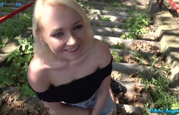 Picture - Public Agent – Hard fucking the teenager  in the forest