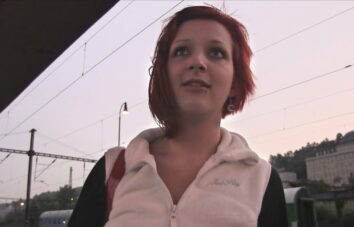 Picture - Public Agent – Redhead Gives Sloppy  Blowjob And Fucks Stranger – Alice Nam