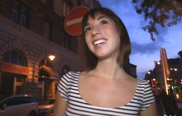 Picture - Public Agent – Rooftop Sex with Cute  Brunette